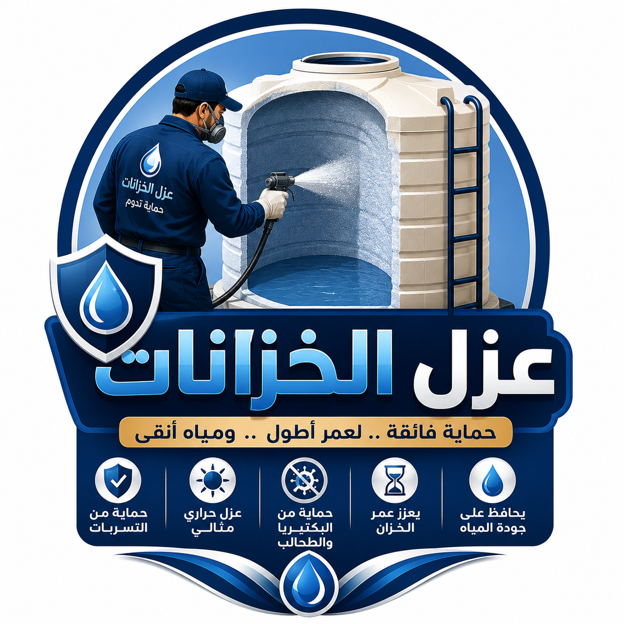 عزل الخزانات بالرياض