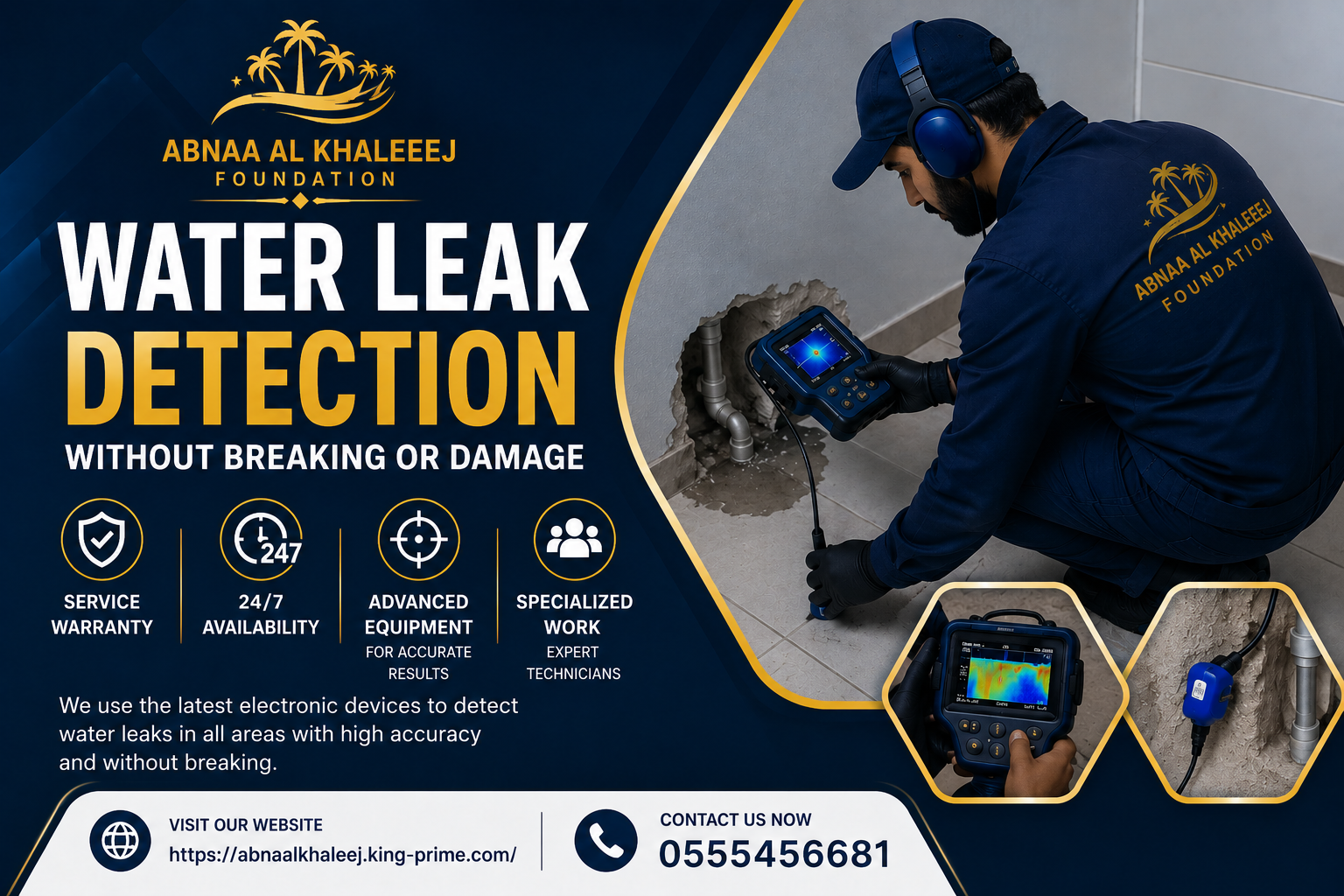 Water Leak Detection in Riyadh