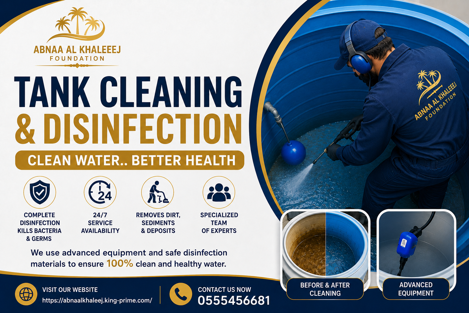 Tank Cleaning in Riyadh