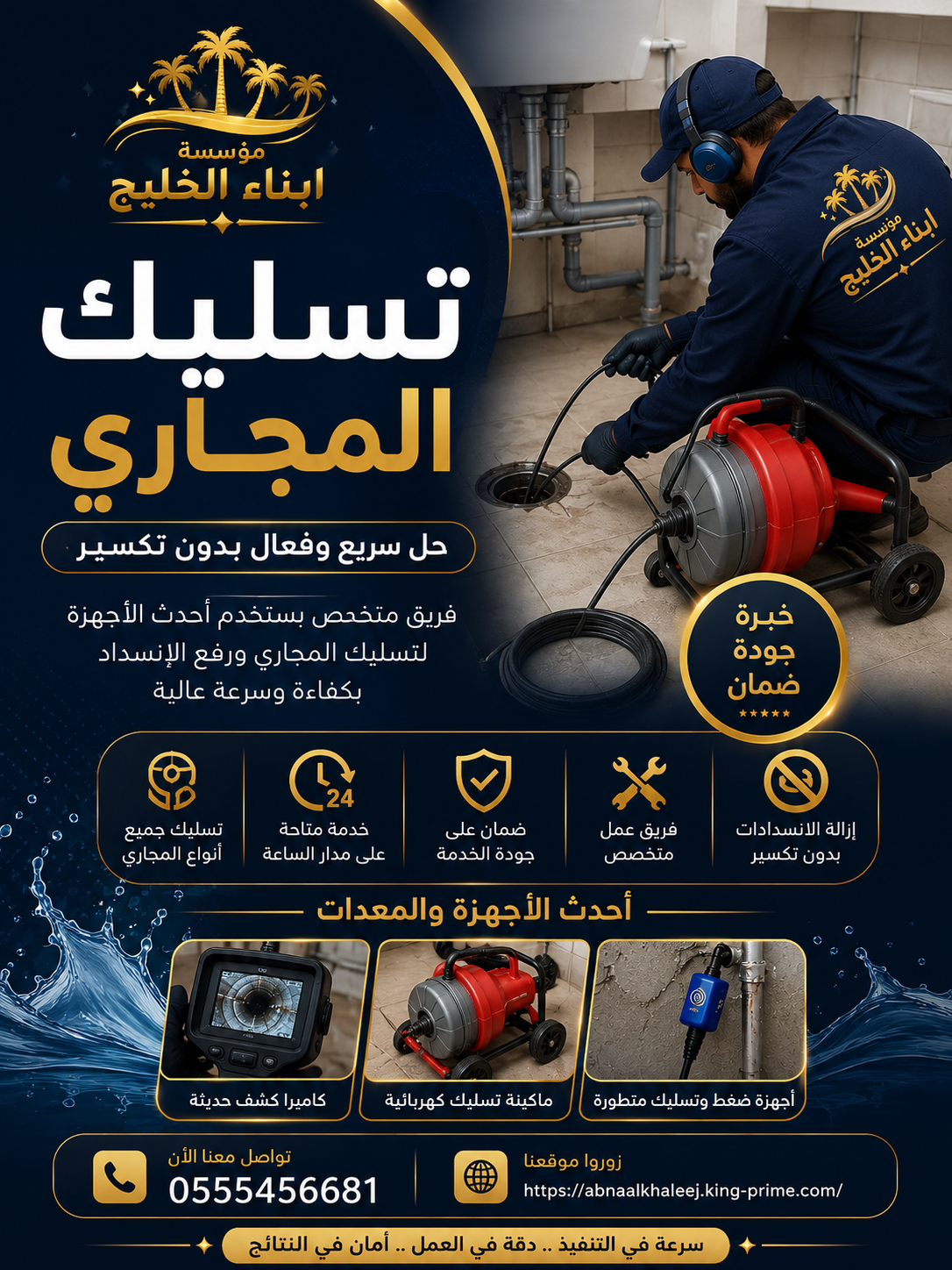 تسليك مجاري بالرياض