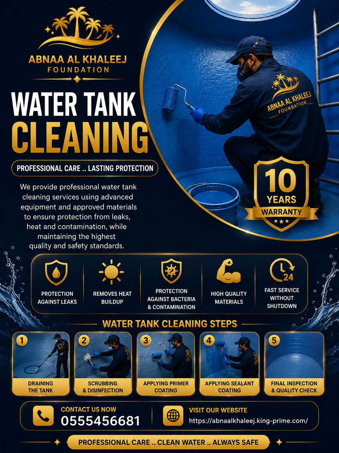 Tank insulation in Riyadh
